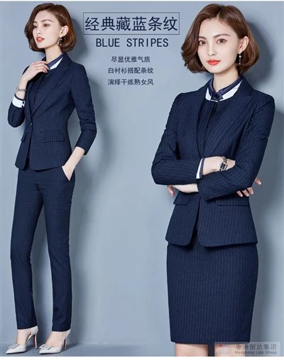 Single-Blazer Profesional Berkancing Sebaris
